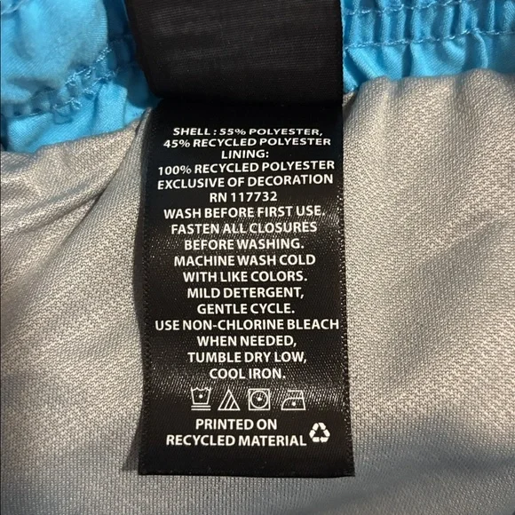 ZeroXposur Kids Swim Trunks - Blue and Black - Picture 6 of 6